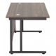 Olton Twin Cantilever  800mm Deep Straight Office Desk